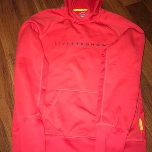 Nike hoodie Therma fit lg livestrong sweatshirt